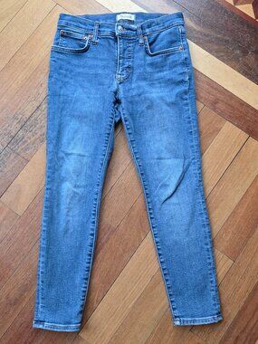 Madewell Medium Wash "Mid-Rise Skinny" Jeans Size 27P